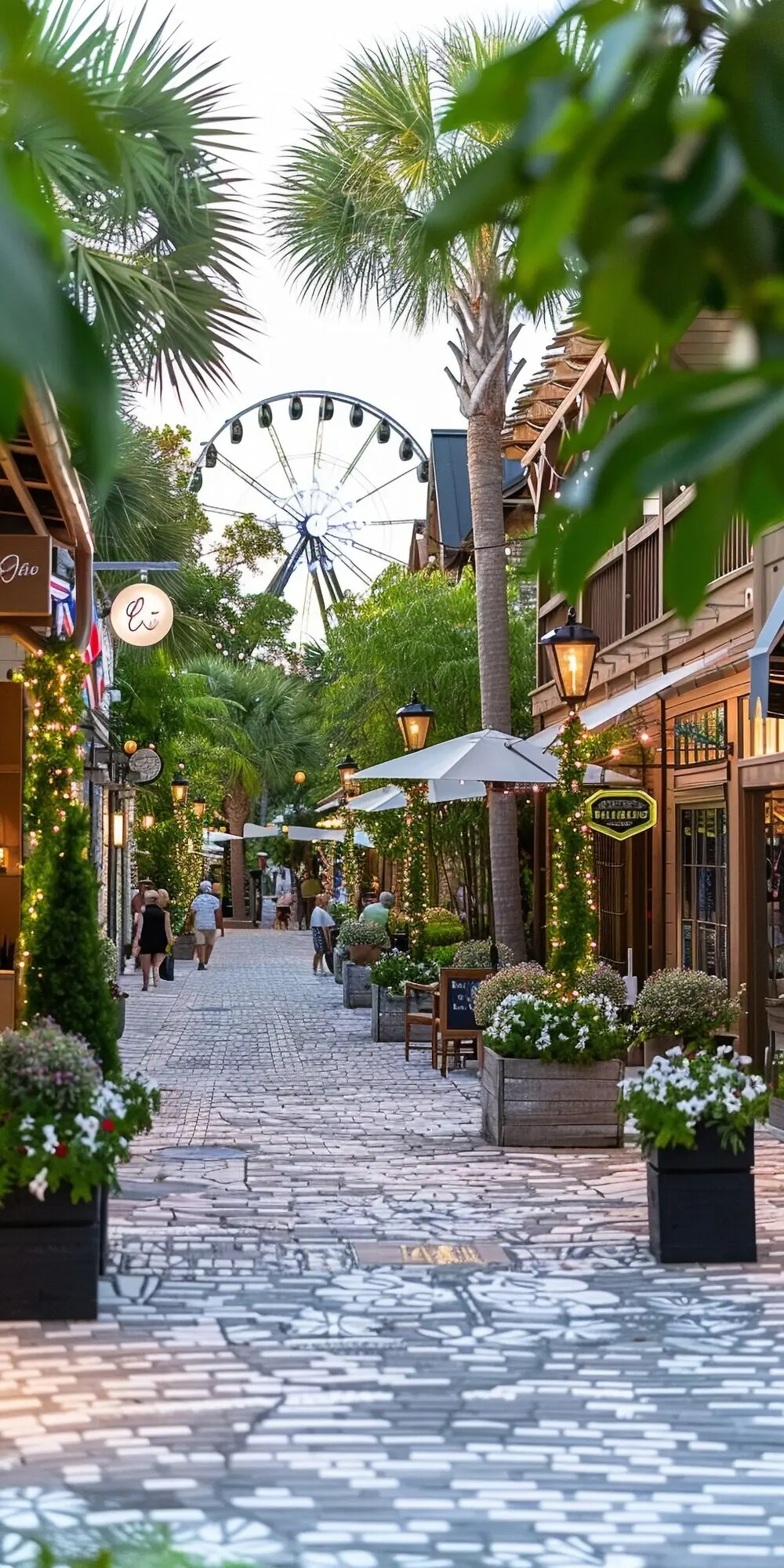 Landschaft an der Bucht von Miami
